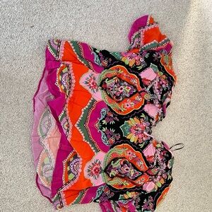 Rachel Zoe Multicolor Bohemian Blouse